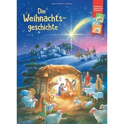 Abbildung von Die Weihnachtsgeschichte: Ein Adventskalender Mit 24 Büchlein (Adventskalender Geschichten für Kinder: Mini Büchern)