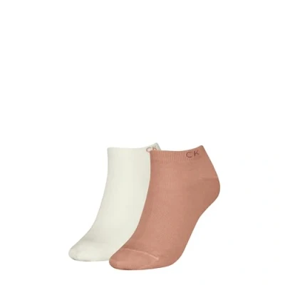 Abbildung von Calvin Klein Underwear Sneaker 2 PACK Socken, Damen, Größe: 35 38, White/pink