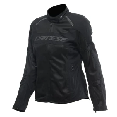 Abbildung von Dainese Air Frame 3 Tex Jacket Wmn, Sommer Motorradjacke mit herausnehmbarem, winddichtem Innenfutter, Frau, Schwarz/Schwarz/Schwarz, 46