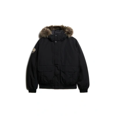 Abbildung von Superdry Winterjacke, Herren, Größe: Large, Jet black