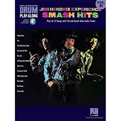 Abbildung von Drum Play Along Volume 11: Jimi Hendrix Smash Hits Drums (Book / CD): Along, CD für Schlagzeug