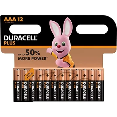 Abbildung von DURACELL 15071702 Akku ALKALINE AAA PLUS 12PK 12 Stück