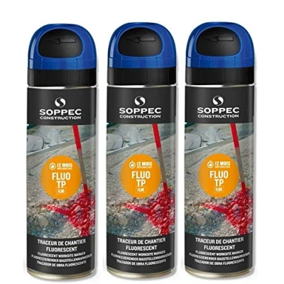 Abbildung von SOPPEC Markenspray TP FLUO 500 ml, BLAU 1693138