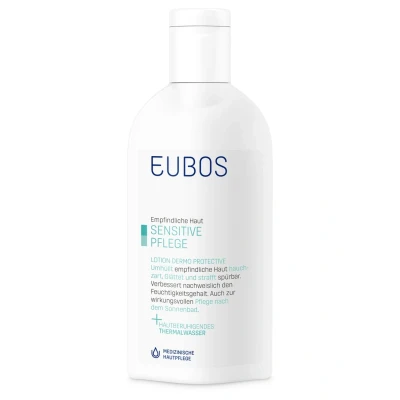 Abbildung von Eubos Sensitive Pflege Lotion Dermo Protectiv Feuchtigkeitspflege, Damen, Größe: 200 ml, Weiß
