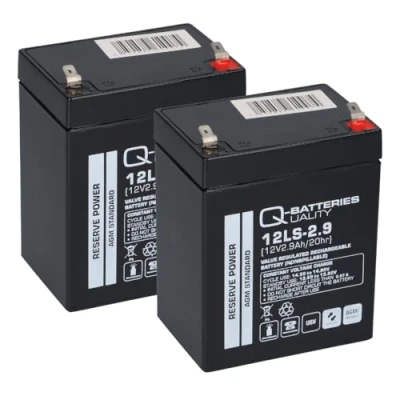 Abbildung von Akku 2X 12V 2,9Ah Bleiakku AGM passend für Linak Hebesysteme zum Selbsteinbau