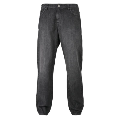 Abbildung von Urban Classics Loose FIT Jeans Straight Leg, Herren, Größe: 28x32, Real black washed