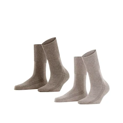 Abbildung von Esprit Damen Socken Easy Rib 2 Pack, Baumwolle Lyocell, Paar, Mehrfarbig (Sortiment 40), 35 38