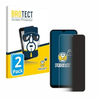 Abbildung von BROTECT (2 Stück Anti Spy Blickschutzfolie für Samsung Galaxy A25 5G Privacy Screen Protector [Displayschutz Folie, Sichtschutz, Blaulichtfilter]