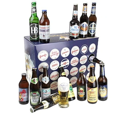 Abbildung von Bavariashop Bayerischer Bier Adventskalender 2024 Kalender mit regionalen bayerischen Bieren von Traditionsbrauereien Geschenk für Männer Weihnachtskalender