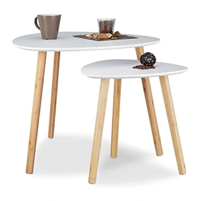 Abbildung von relaxdays Satztisch 2er Set im nordischen Design