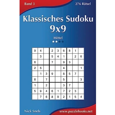 Abbildung von Klassisches Sudoku 9x9 Mittel Band 3 276 Rätsel
