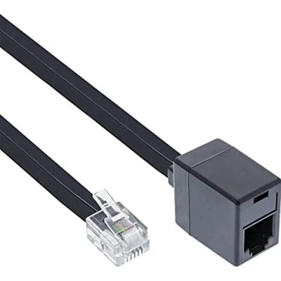 Abbildung von InLine 18835 Modular Verlängerung, RJ12 Stecker / Buchse, 5m