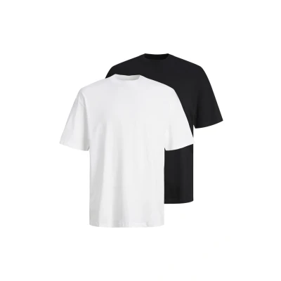 Abbildung von Jack &amp; Jones Bradly Kurzarm Doppelpack Tshirt basic, Herren, Größe: XL, Mehrfarbig