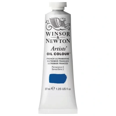Abbildung von Winsor &amp; Newton 1214283 Artists Ölfarbe 37ml Tube, Künstler mit höchstmöglicher Pigmentierung, höchste Lichtechtheit Französisch Ultramarin