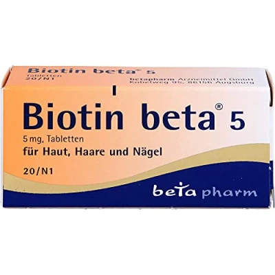 Abbildung von Biotin beta 5 20 St