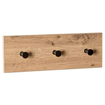 Abbildung von Wandgarderobe Eiche schwarz Paneel 35 cm PARMA