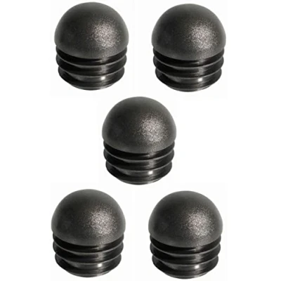 Abbildung von 5 x Rohrkappen, rund, 16 mm, 18 20 25 30 35 40 Kunststoff, Spezialkopf, Schutz für Möbel, Stuhl, Durchmesser D = mm