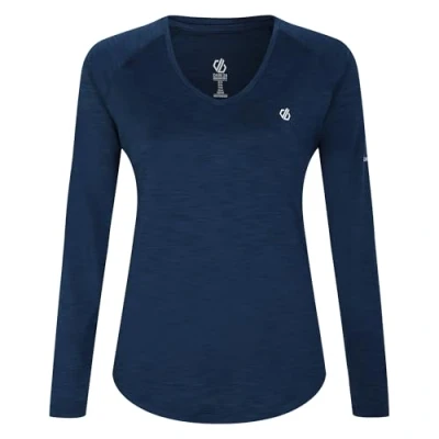 Abbildung von Dare 2b Damen Discern Lightweight T Yoga Shirt, blau, 34