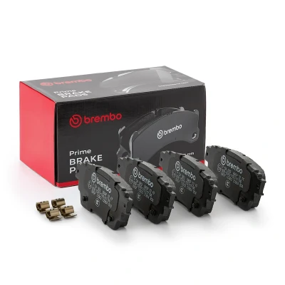 Abbildung von BREMBO P 54 063 Bremsbelagsatz mit akustischer Verschleißwarnung ohne Zubehör MITSUBISHI: Eclipse Cross, OUTLANDER 3