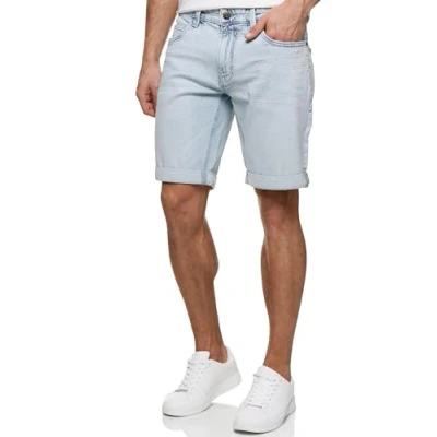 Abbildung von Indicode Jeans CUBA Caden Shorts, Herren, Größe: 3XL, Foam blue
