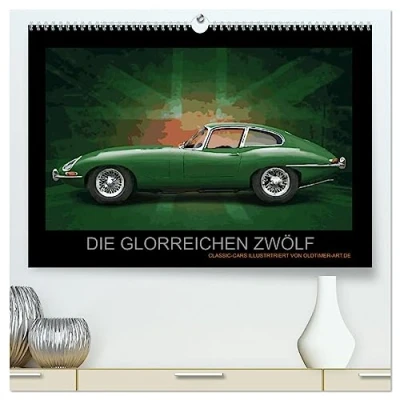 Abbildung von DIE GLORREICHEN ZWÖLF (hochwertiger Premium Wandkalender 2025 DIN A2 quer), Kunstdruck in Hochglanz