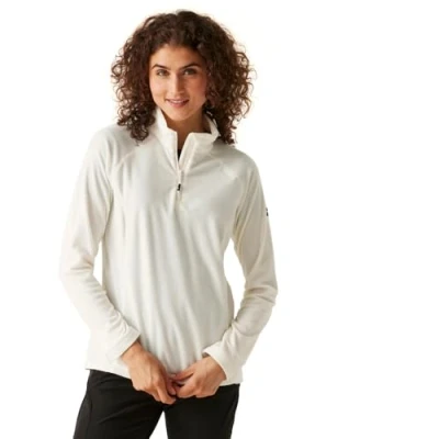 Abbildung von Regatta Damen Women&#039;s Montes Lightweight Half Zip Fleece, Polar Bear(White), 46