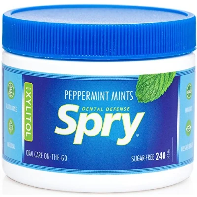Abbildung von Xlear Inc (Xclear), Spry, Power Peppermints, Sugar Free, 240 Count, 144 g