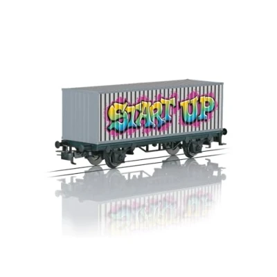 Abbildung von Märklin Güterwagen Start up Containerwagen Graffiti 44831, Spur H0, Made in Europe