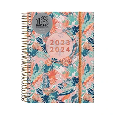 Abbildung von Finocam Terminkalender Espiral 18 Monate 2023 2024 2 Tage pro Seite Juli bis Dezember (18 Monate) Girl International