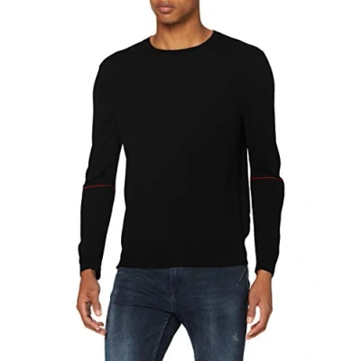 Abbildung von FALKE Herren Longsleeve 60088 Rundhalsausschnitt Longsleeve, Black, XL