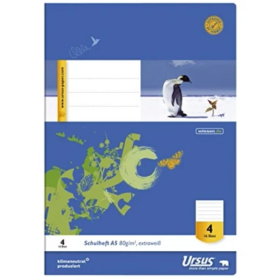 Abbildung von Format X Schulheft A5 Lineatur 4 liniert 16 Blatt