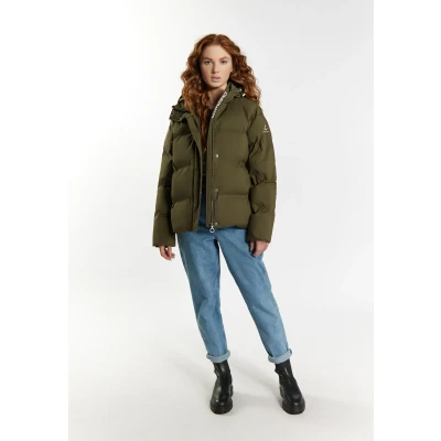 Abbildung von Dreimaster SET Grassland Winterjacke, Damen, Größe: 44, Militäroliv