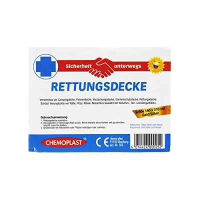 Abbildung von Rettungsdecke 160x210 cm gold/silber 1 St