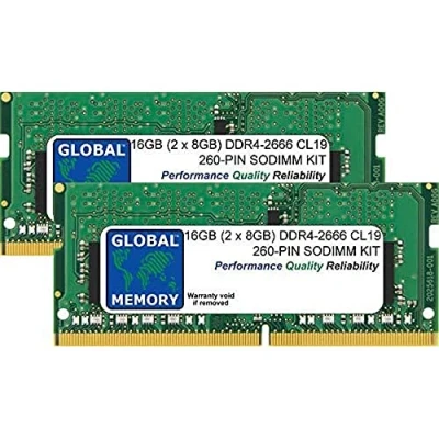 Abbildung von 16 GB (2 x 8 GB) DDR4 2666 MHz PC4 21300 260 PIN SODIMM RAM KIT FÜR 27 Zoll Retina 5K IMAC (2019/2020)