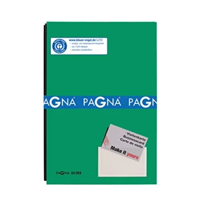 Abbildung von Pagna Unterschriftsmappe grün, 20 teilig, mit Color Einband und dehnbarem Rücken