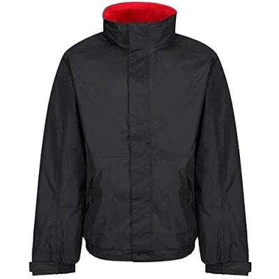 Abbildung von Regatta Dover Jacke, Größe 4XL, Schwarz/Ash