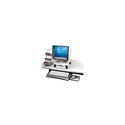 Abbildung von FELLOWES Auszug Fellowes® 93804 Verstellbarer Tastaturauszug mit Mausablage graphit
