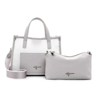 Abbildung von Tamaris Shopper Florentina Handtasche, Damen, Größe: One Size, Lightgrey