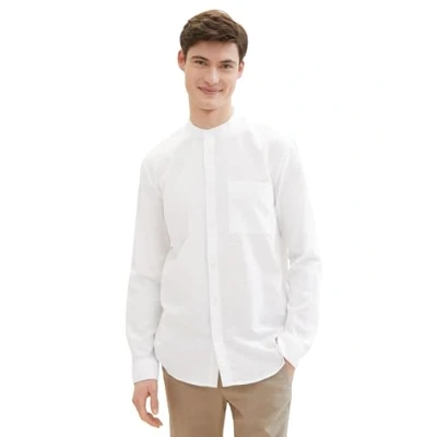 Abbildung von TOM Tailor Denim MIT Brusttasche Hemd, Herren, Größe: XXL, White