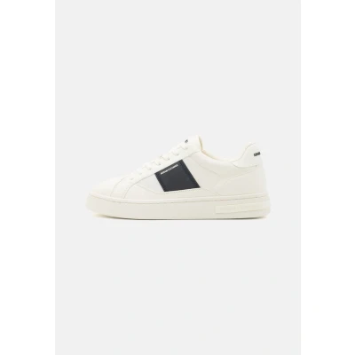 Abbildung von Armani Exchange LACE UP Sneaker low, Herren, Größe: 41, Off white/deep navy Schuhe