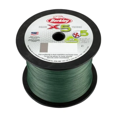 Abbildung von Berkley x5 Geflochtene Schnur Low Vis Grün 2000m 0.10mm (9kg)
