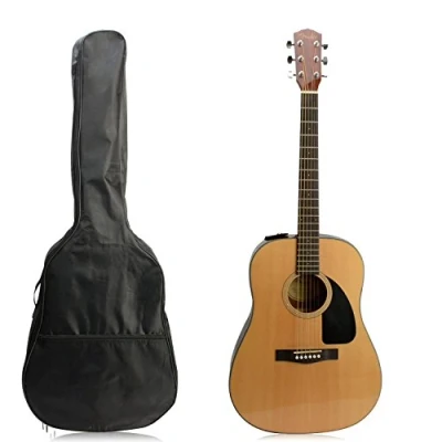 Abbildung von Gitarrentasche 40 41 Zoll Gitarre Tasche Akustik Guitar Gig Bag Case Wasserdicht Gitarrenhülle Für Rucksack Gitarren Reißfest Schwarz
