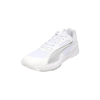 Abbildung von Puma Accelerate PRO 4 Handballschuh white/silvercoloured, Herren, Größe: 44.5, White/silver coloured Textil/synthetik