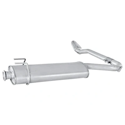 Abbildung von HELLA 8LD 366 033 971 Endschalldämpfer hinten mit Anbauteilen RENAULT: MASTER 2 Bus, Kasten, OPEL: Movano A Kastenwagen