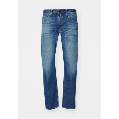 Abbildung von Replay Deryck Pants Jeans Straight Leg, Herren, Größe: 34x34, Dark blue