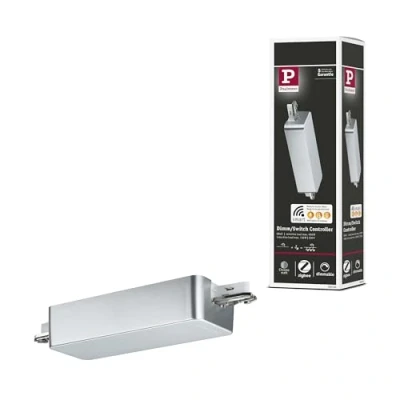 Abbildung von Paulmann Schienensystem Controller URail Schienenadapter Smart Home Dimm/Switch 155x56mm, (1 tlg), Zigbee 3.0