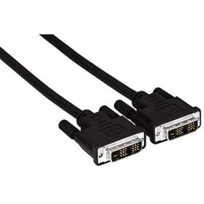 Abbildung von Hama DVI Kabel 1,5m Verbindungskabel Schwarz Video Kabel, DVI, Kein (150 cm), Stecker Single Link 18+1 D HD TV für PC Monitor Beamer ..