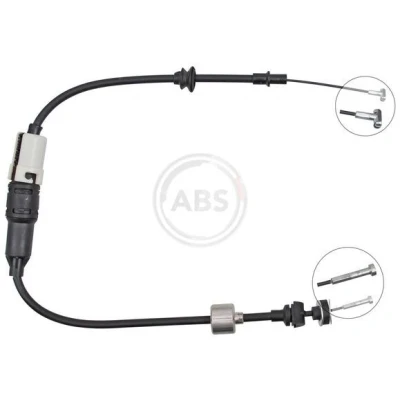 Abbildung von A.B.S. K29200 Kupplungsseil VOLKSWAGEN: Lupo / 3L, Polo III Schrägheck, SEAT: Arosa, Inca