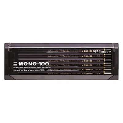 Abbildung von Tombow Mono 100 3B Bleistift Härtegrad 3B, 12 er Set