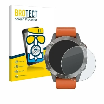 Abbildung von BROTECT Entspiegelungs Schutzglas für Garmin Fenix 6 Pro Solar Schutz Folie Panzerfolie Glas Matt [Extrem Kratzfest 9H, Anti Reflex]